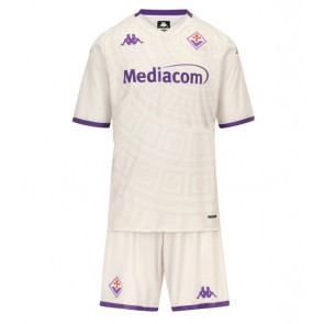 Fiorentina Udebanetrøje Børn 2025-26 Kortærmet (+ Korte bukser)